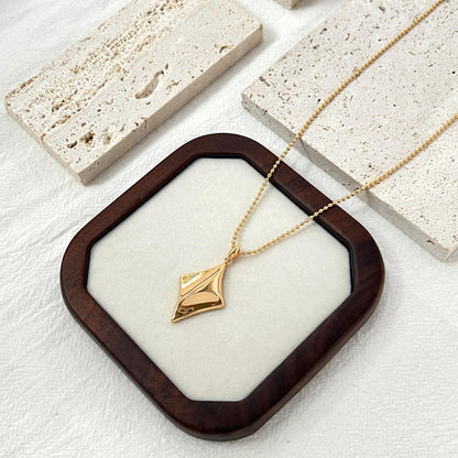 18K Vintage Gold Star Celestial Rhombus Necklace,Minimalist Dainty Everyday Necklace,Birthday Anniversary Bridesmaid Wedding Gifts For Her
