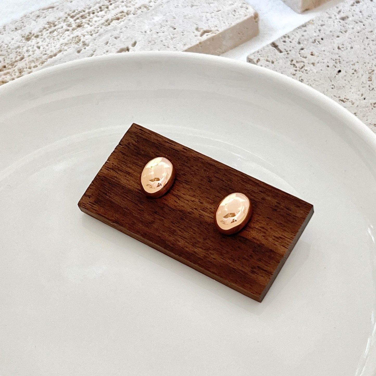 18K Vintage Gold Ball Stud Earrings,Dainty Gold Bead Earrings Studs,Minimalist Gold Dot Studs,Simple Everyday Jewelry,Birthday Gifts For Her